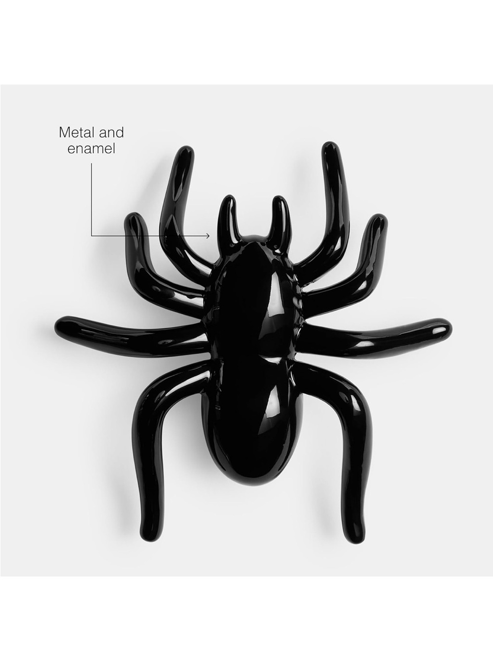 Coach Black Glossy Spider Charm - Picture 13 of 13